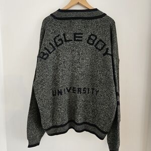 Vintage Bugle Boy Cardigan Sweater Extra Large 80s
